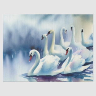 Twelve Days of Christmas: Swans A-Swimming (A), Tissue Paper