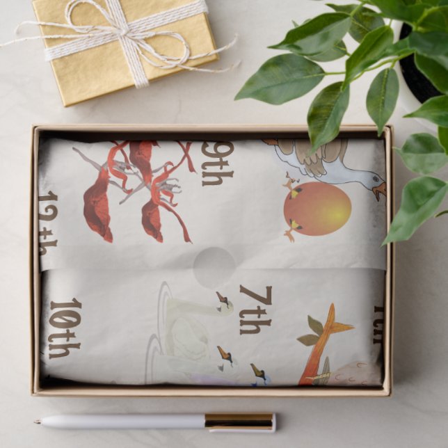 Twelve Days of Christmas Tissue Paper (Gift)