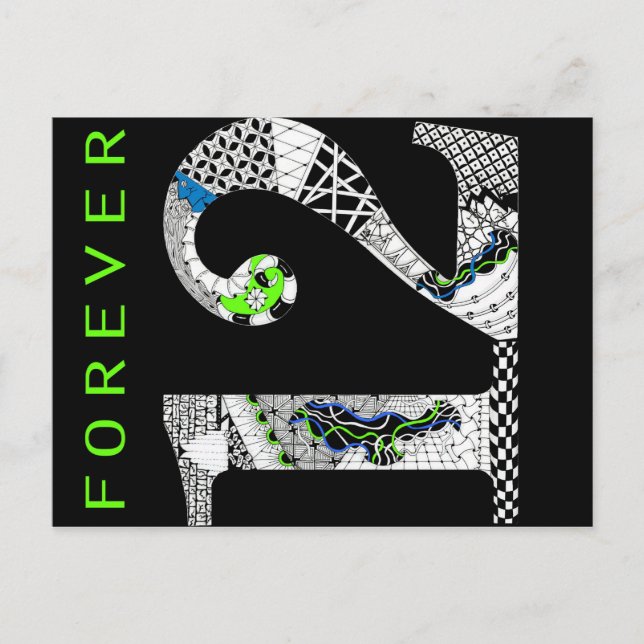 Twelve Forever Postcard (Front)