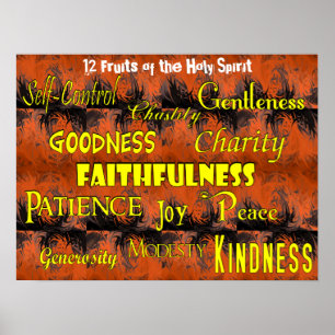 Twelve Fruits of the Holy Spirit (TOP) Poster
