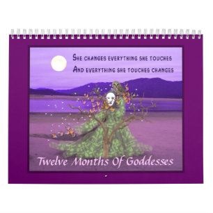 Twelve Months Of  Goddesses Calendar