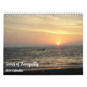Twelve Months of Scenic Views Calendar
