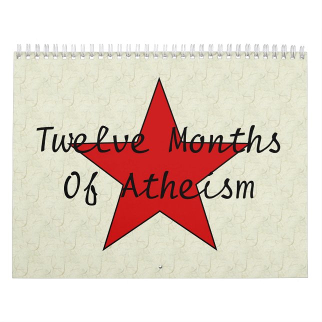 Twelve MonthsOf Atheism Calendar (Cover)