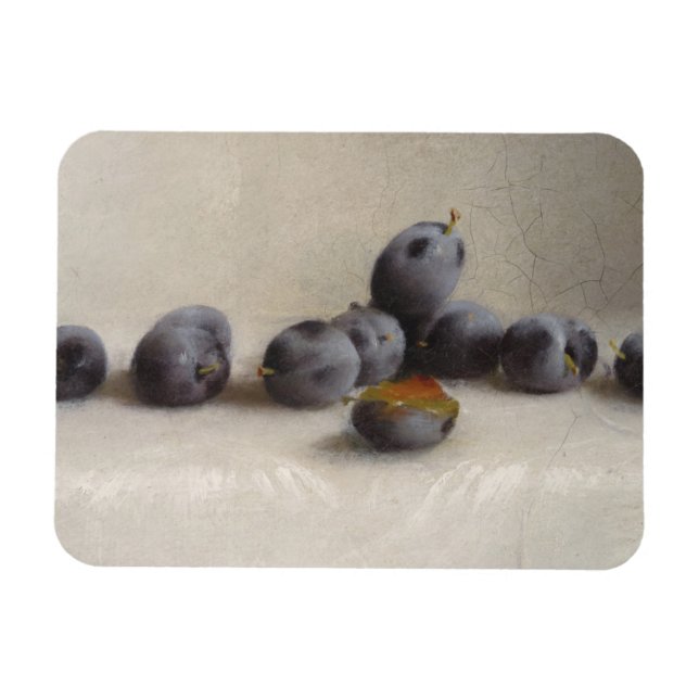 Twelve Plums Magnet (Horizontal)