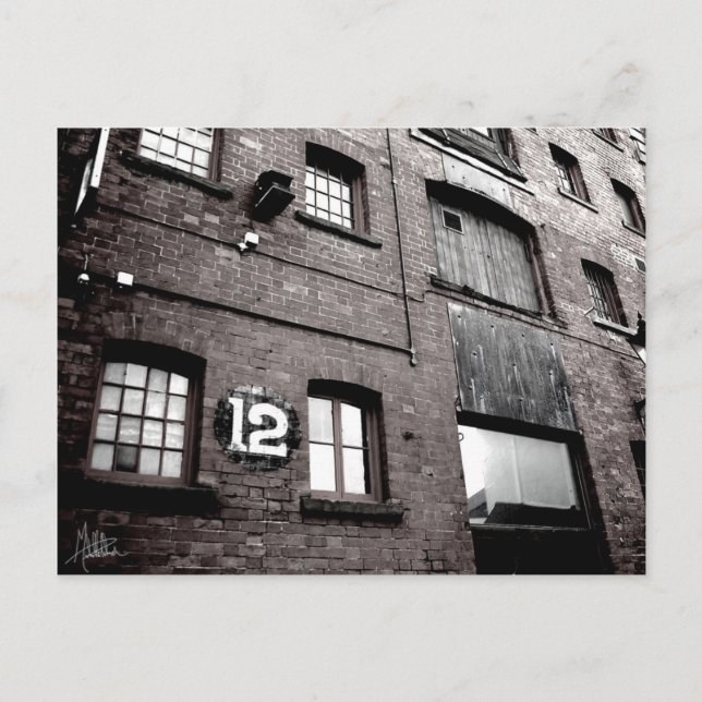 Twelve [Postcard] B&W Postcard (Front)