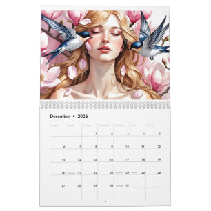 Twelve Shades of Her – Watercolor Calendar 2026