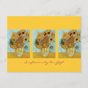 Twelve Sunflowers by Van Gogh Postcard