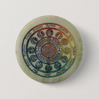 Twelve tribes and disciples 6 cm round badge