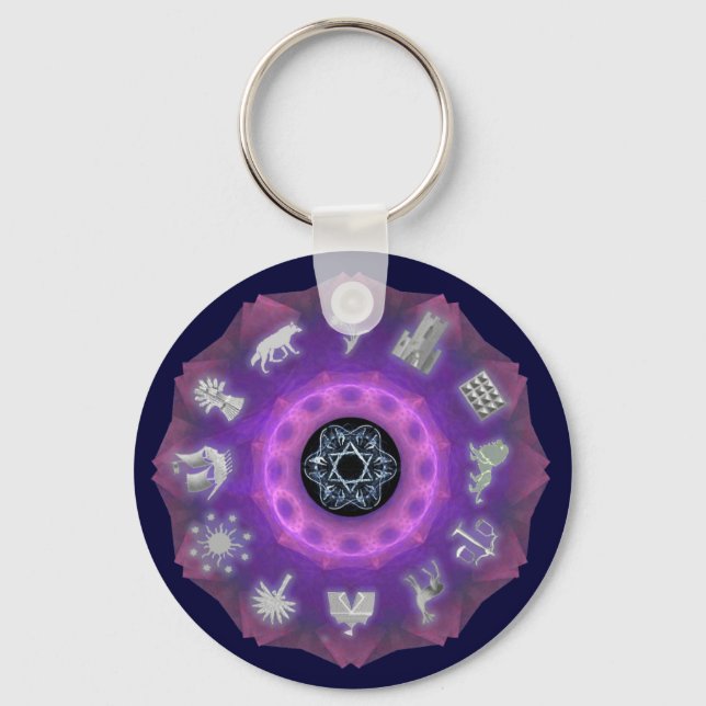 Twelve Tribes Key Ring (Front)