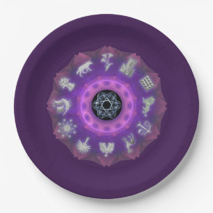 Twelve Tribes Paper Plate