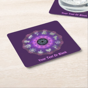 Twelve Tribes Square Paper Coaster