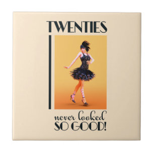 Twenties never looked so good Vintage Ceramic Tile