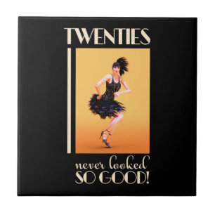 Twenties never looked so good Vintage Ceramic Tile