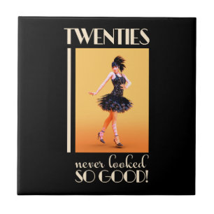 Twenties never looked so good Vintage Ceramic Tile