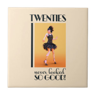 Twenties never looked so good Vintage Ceramic Tile