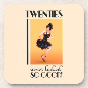 Twenties never looked so good Vintage Coaster