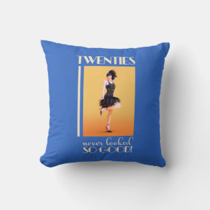 Twenties never looked so good Vintage Cushion