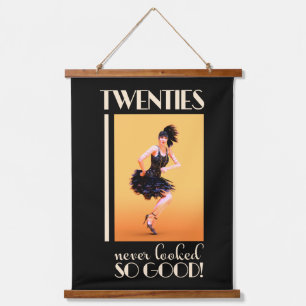 Twenties never looked so good Vintage Hanging Tapestry