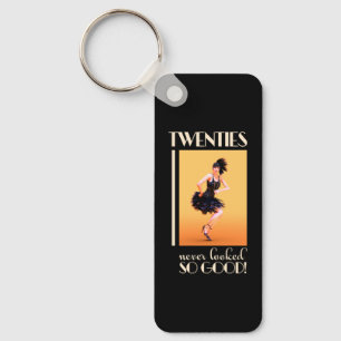 Twenties never looked so good Vintage Key Ring