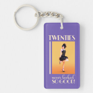 Twenties never looked so good Vintage Key Ring