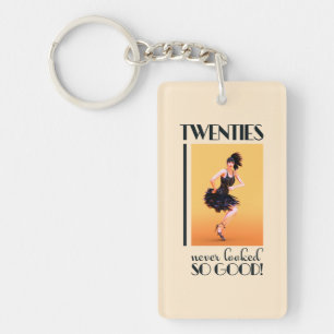 Twenties never looked so good Vintage Key Ring