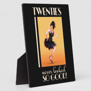 Twenties never looked so good Vintage Plaque