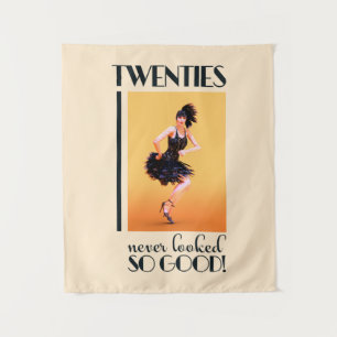 Twenties never looked so good Vintage Tapestry