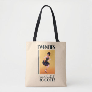 Twenties never looked so good Vintage Tote Bag