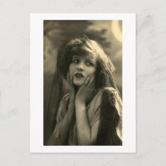Twenties portrait postcard