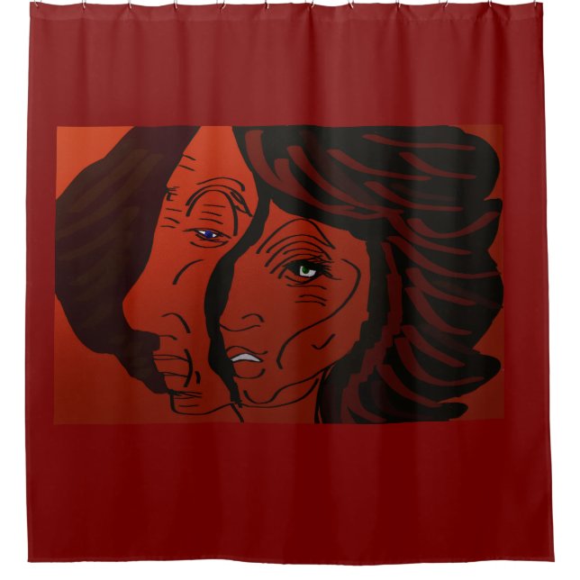 Twentieth Anniversary  Shower Curtain (Front)