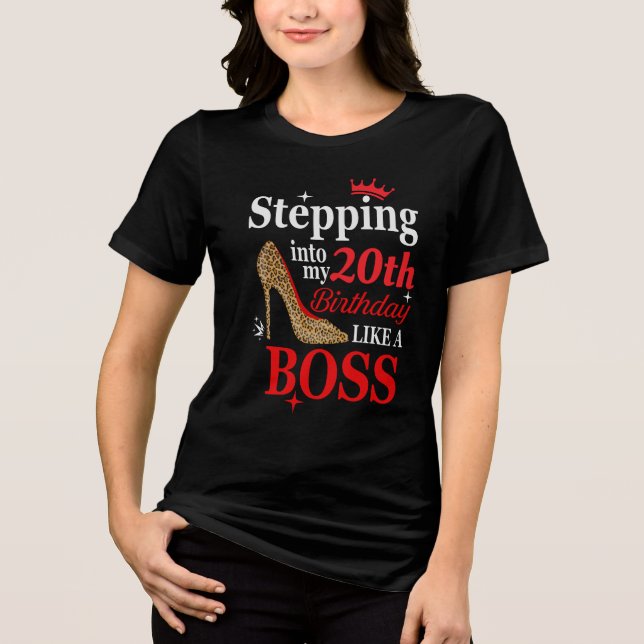 Twenty Birthday    Tri-Blend Shirt (Front)