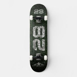 Twenty-eight 4/4 skateboard