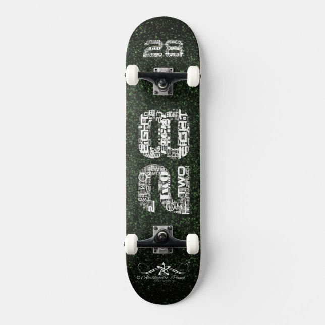 Twenty-eight 4/4 skateboard (Front)