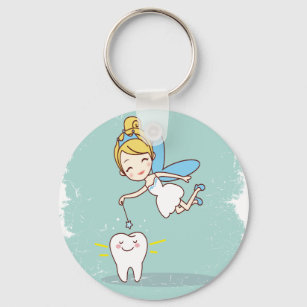 Twenty-eighth February - Tooth Fairy Day Key Ring