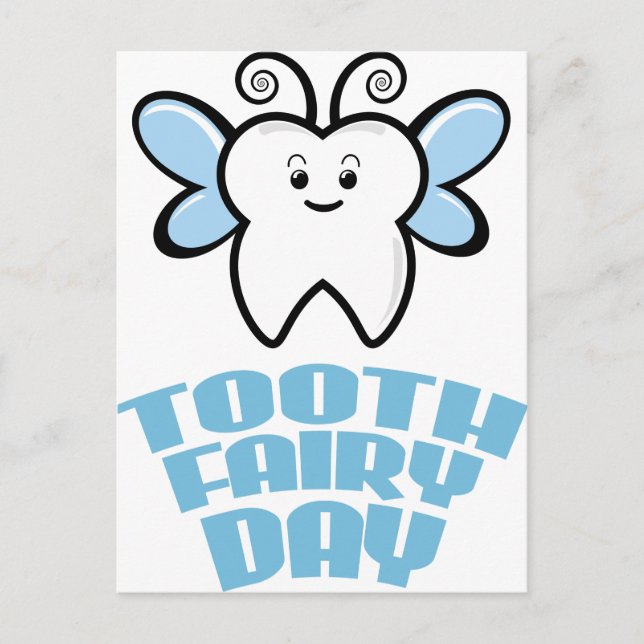 Twenty-eighth February - Tooth Fairy Day Postcard (Front)