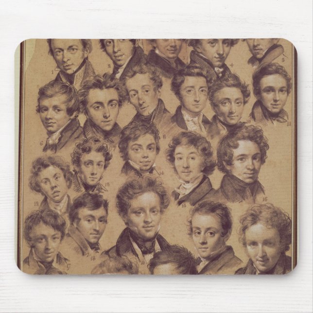 Twenty Five Pupils from the Studio of Antoine Mouse Pad (Front)