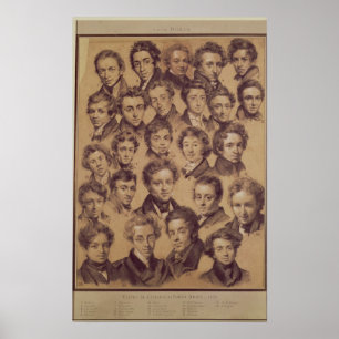 Twenty Five Pupils from the Studio of Antoine Poster