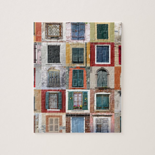 Twenty Five Windows Jigsaw Puzzle (Vertical)
