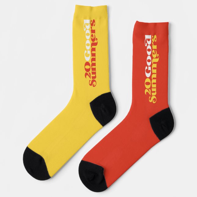 Twenty Good Summers Socks (Left)