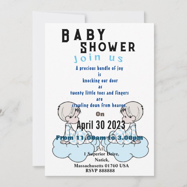 Twenty Invitation (Front)