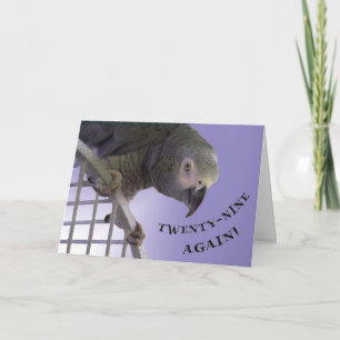 Twenty-Nine Again Card