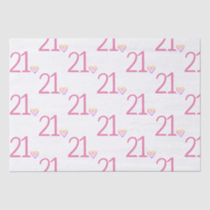 Twenty One Birthday Tissue Paper