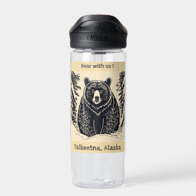 Twenty-ounce Camelback  bottle with Talkeetna bear (Back)