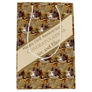 Twenty Third Wedding Anniversary, Topaz, Medium Gift Bag