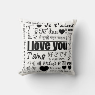 Twenty-Two Ways to Say I Love You Pillow