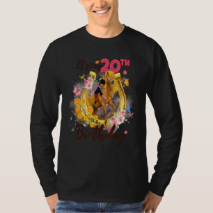 Twenty Year Old 20th Birthday Girl Who Loves Horse T-Shirt