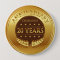 Twenty Years Anniversary Celebration Gold Medal