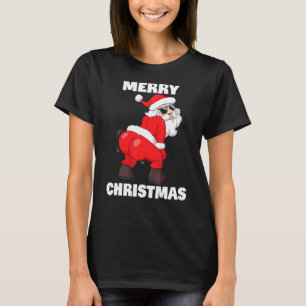 Twerking Santa Claus Merry Christmas T-Shirt