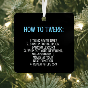 Twerking Tutorial - NOT! Metal Tree Decoration