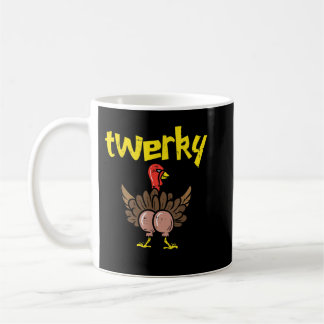 Twerky Turkey Butt Funny Thanksgiving Twerk Dance  Coffee Mug